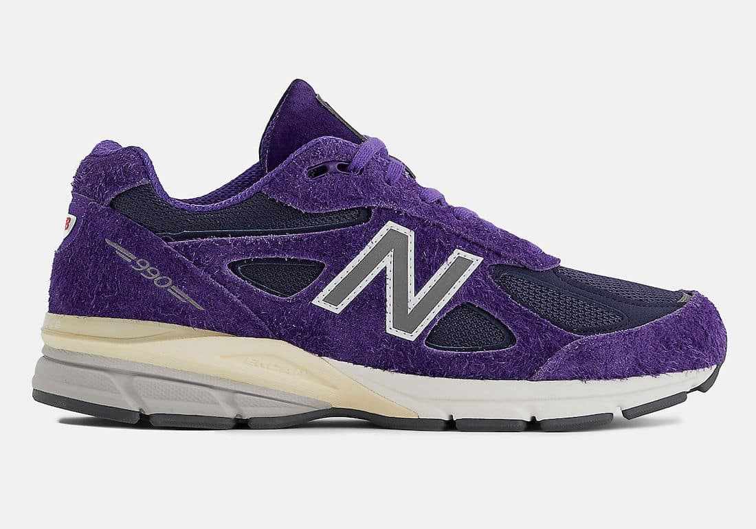 New Balance 990v4 Purple Suede